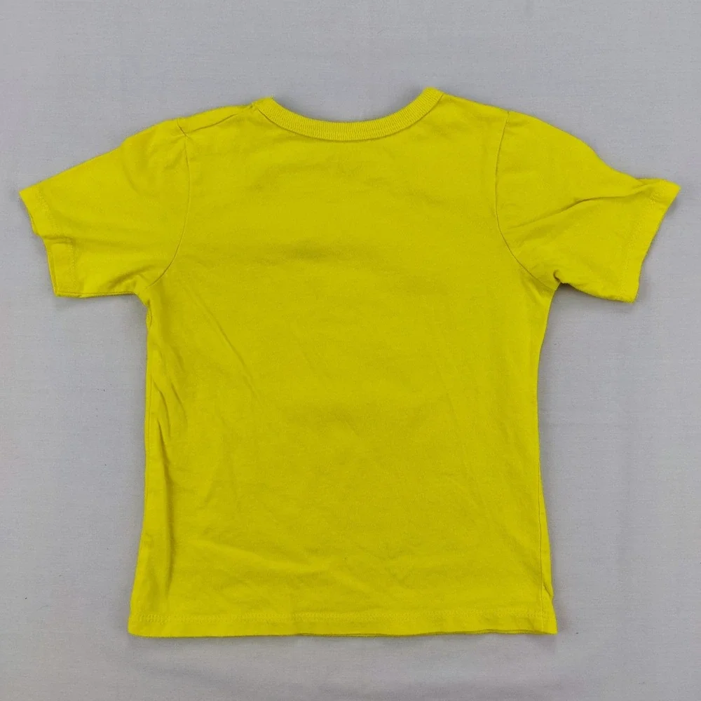 The Children's Place T-Shirt Unisex 3T Yellow Lion Graphic Safari Short Sleeve